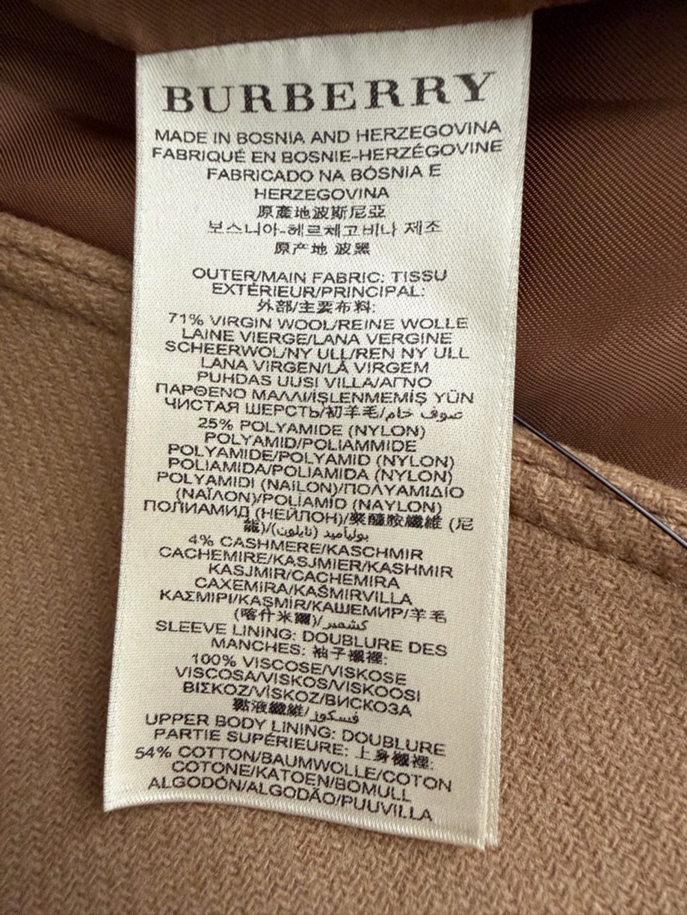 BURBERRY | Camel Wool Daylesmoore Heritage Military Trench Coat Belted US 6 - Picture 13 of 15